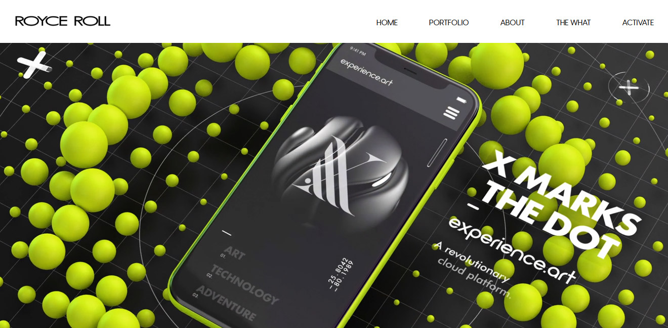 Visible Motion Client Royce Roll Design